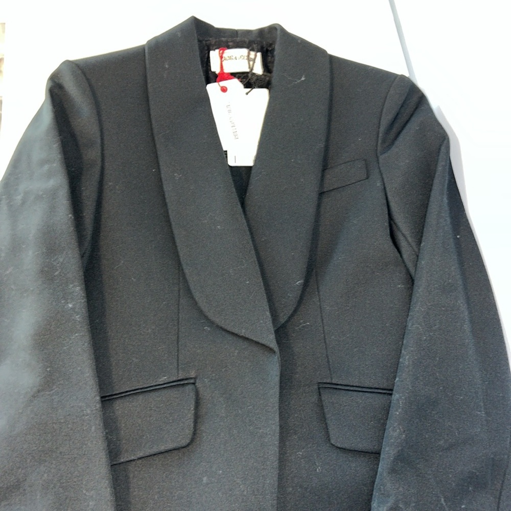 NWT Zadig & Voltaire Shawl Collar Jacket, black - Picture 6 of 13